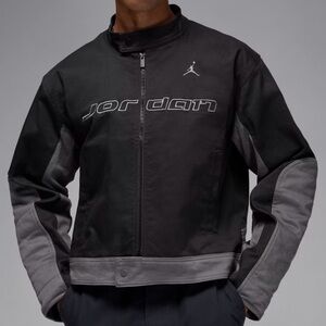 Professional Athletes Jordan Brooklyn Men's Motorsport Jacket
Black/Grey- XL